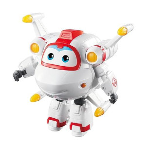 Super Wings 5" Transforming Astro Airplane Action Figure - Fun Toy For Kids Ages 3+ (White)