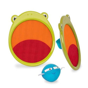 B. Toys- Catch & Toss Game- Critter Catchers- Frankie The Frog- Sports & Outdoors Playset- 2 Frog Paddles & Fabric Ball - Active Toys For Kids - 3 Years +