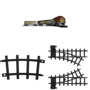 Lionel Santa Fe Diesel Passenger Ready-To-Play Set, Battery-Powered Model Train With Remote