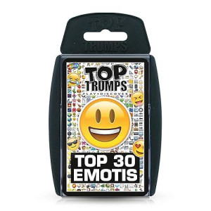 Emotis Top Trumps Card Game , Black