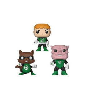Funko Pop! Heroes Ch'P, Guy Gardner, & Kilowog 3-Pack Green Lantern Exclusive Dc Legion Of Collectors