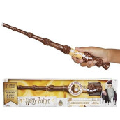 Harry Potter, Albus Dumbledore'S Wizard Training Wand - 11 Spells To Cast! Official Toy Wand With Lights & Sounds - Wand & Lord Voldemort Wand Also Available