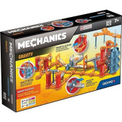 Geomag - Mechanics Gravity Shoot & Catch - 243-Piece Building Set With Magnetic Motion, Certified Stem Marble Run Construction Toy For Ages 7 And Up