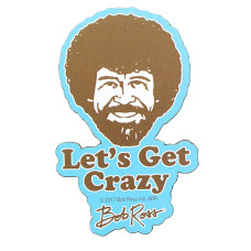 Aquarius Bob Ross Crazy Funky Chunky Novelty Magnet For Refrigerator, Locker, Whiteboard & Game Room Officially Licensed Merchandise & Collectibles