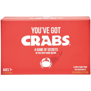 Youve got crabs by Exploding Kittens - A card game Filled with crustaceans and Secrets - Family-Friendly Party games For Adults, Teens & Kids