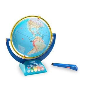 Educational Insights Geosafari Jr. Talking Interactive Globe With Talking Pen For Kids, Featuring Bindi Irwin, Gift For Boys & Girls, Ages 4+