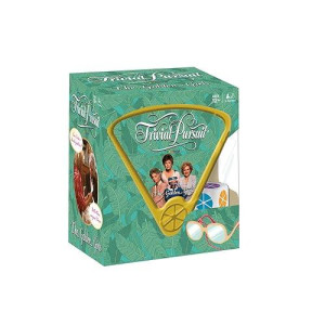 Usaopoly Trivial Pursuit Golden Girls Trivia Game | Golden Girls Tv Show Themed Game | 600 Questions To Relive All The Classic Moments From The Golden Girls | Themed Trivial Pursuit Game
