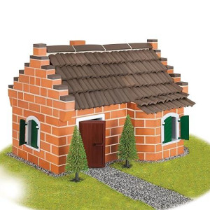 Teifoc Historic House Brick Construction Set, 370 Building Blocks, Erector Set And Stem Building Toy