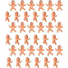 36pcs Mini Plastic Babies for Baby Shower, ice cube game, Party Decorations, Baby Toys