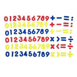 Spritegru 102Pcs Magnetic Numbers For Basic Math Mathematics Education