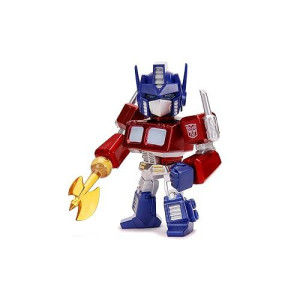 Transformers The Last Knight 4" Optimus Prime Die-Cast Collectible Figure, Toys For Kids And Adults