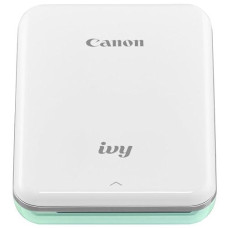 Canon Ivy Mini Photo Printer For Smartphones (Mint Green) - Sticky-Back Prints, Pocket-Size, Printer Only