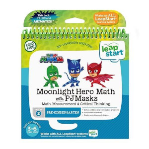 Leapfrog Leapstart 3D Moonlight Hero Math With Pj Masks Book, Level 2