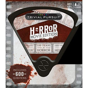 Usaopoly Quick Play Trivial Pursuit: Horror Movie Edition, Questions From Classic Horror Films, Board Game For Fans Of Horror Movies