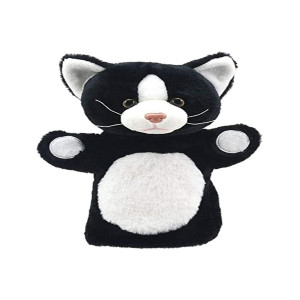 The Puppet Company - Animal Puppet Buddies - Black And White Cat - Hand Puppet