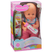 Nenuco Soft Baby Doll With Magic Bottle, Colorful Outfits, 14" Doll