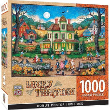 Masterpieces 1000 Piece Halloween Jigsaw Puzzle - Lucky Thirteen - 19.25"X26.75"