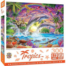 Masterpieces 300 Piece Ez Grip Jigsaw Puzzle - Fantasy Isle - 18"X24"