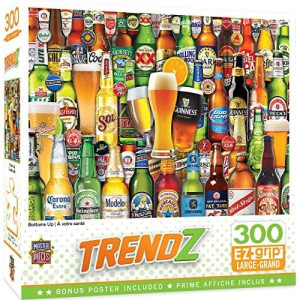 MasterPieces Trendz 300 Puzzles Collection - Bottoms Up 300 Piece Jigsaw Puzzle, 18" x 24"