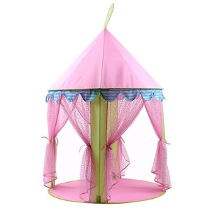 Princess Castle Pop Up Play Tent House For Girls Indoor Outdoor Kids Toy Pink