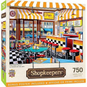 Masterpieces 750 Piece Jigsaw Puzzle For Adults And Family - Pop'S Soda Fountain - 18"X24"