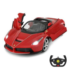 Rastar Rc Car, Ferrari Drifting Rc Car, 1/14 Ferrari Laferrari Aperta, Convertible Hood, Open Doors, Working Lights