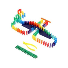 Bulk Dominoes Mini Domino Kit | Dominoes Set, Stem Steam Small Toys, Family Games For Kids, Kids Toys And Games, Building, Toppling, Chain Reaction Sets (Starter)