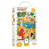Banana Panda - Observation Puzzle Forest - Jigsaw Puzzle And Learning Activity For Kids Ages 3 Years And Up,Multicolor