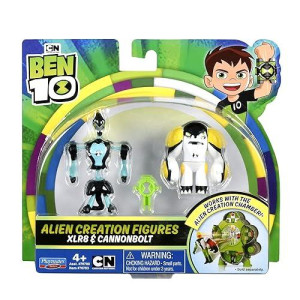 Ben 10 Alien Creation Figures - XLR8 & Cannonbolt
