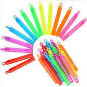 28 Pack Mini Bubble Wand Set(7 Colour), Punertoy Party Favor Summer Toy For Kids Party, Celebrations, Birthdays, Gift