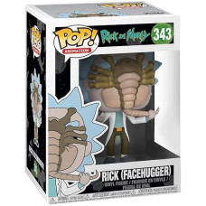 FUNKO and Morty-Rick Facehuggher Figurine, Multi-Colour, 28455