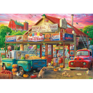 Buffalo games - country Store - 500 Piece Jigsaw Puzzle Multicolor, 2125L X 15W