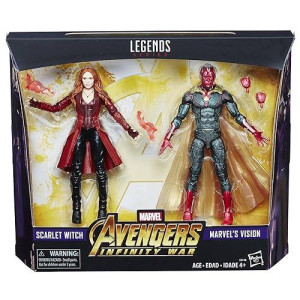 Hasbro Marvel Legends Toys R Us Exclusive Avengers Infinity War 2-Pack Vision And Scarlet Witch