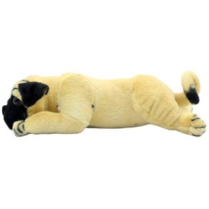 Tagln Stuffed Animals Groveling Pug Dog Toys Plush 14 Inch