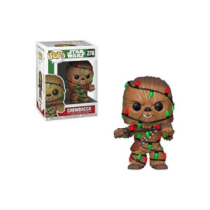 Funko Pop Star Wars: Holiday - Chewie With Lights Collectible Figure, Multicolor