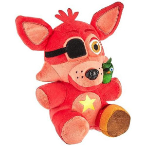 Funko Plush: Five Nights At Freddy'S (Fnaf) Pizza Sim: Rockstar Foxy - Fnaf Pizza Simulator - Collectible Soft Plush - Birthday Gift Idea - Official Merchandise - Stuffed Plushie For Kids And Adults
