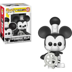 Funko Pop Disney: Mickey'S 90Th - Steamboat Willie Collectible Figure, Multicolor