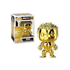 Funko Pop Marvel: Marvel Studios 10 - Hulk (Gold Chrome) Collectible Figure, Multicolor, Standard