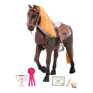 Our Generation By Battat- Thoroughbred 20" Posable Horse For 18 Inch Dolls- Toy Horse, Dolls, Clothes & Accessories For Girls 3 Years & Up