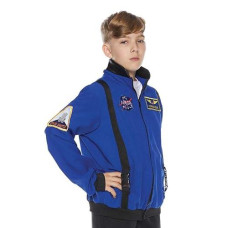 Underwraps Kid'S Children'S Astronaut Costume Jacket - Blue Childrens Costume, Blue, Large