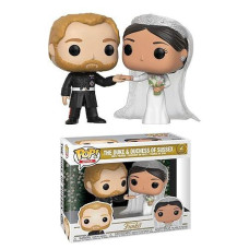 Funko Pop Royals: Prince Harry And Meghan Markle Collectible Figure, Multicolor -, Standard