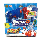 Bunch O Balloons Red White & Blue 100 Water Balloons Bonus Water Blaster