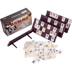 Smilejoy Rummy Large Numbers Editionoriginal Rummy Tile Gamerummy Cube Game With Carton Rummy Royal Board Game Rummy Tiles In Paper Box 106 Tiles