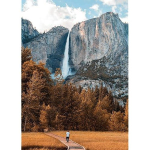 Yosemite Falls 1000 Piece Jigsaw Puzzle For Adults And Children-Jigsaw Central