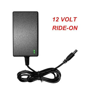 Flhfulihua 12V Charger For Ride On Toys 12 Volt Battery Charger For Electric Power Round-Type Plug