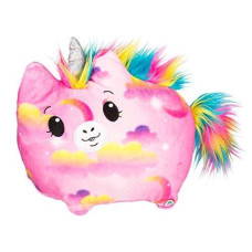 Pikmi Pops Jelly Dreams - Unicorn - Collectible 11" Led Light Up Glowing Plush Toy, Pink