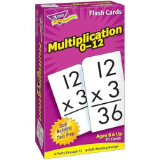 Trend Enterprises, Inc. T-53105Bn Multiplication 0-12 Skill Drill Flash Cards, 3 Sets
