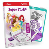 Osmo - Super Studio Disney Princess Game - Ages 5-11 - Learn To Draw - For Ipad Or Fire Tablet (Osmo Base Required), Multicolor (902-00008)