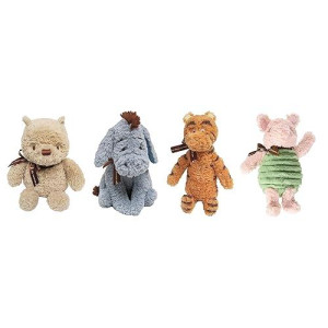 Kids Preferred Classic Winnie The Pooh Set Of 4 - Pooh, Piglet, Tigger And Eeyore