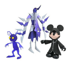 Diamond Select Toys Kingdom Hearts Select: Hooded Mickey, Assassin & Purple Shadow Action Figure Multi-Pack